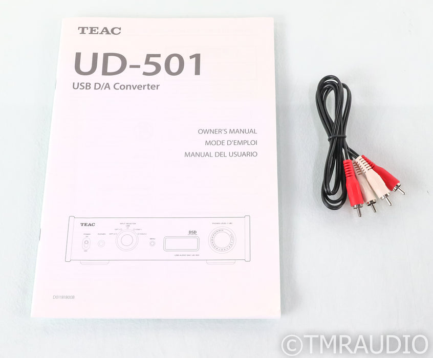 Teac UD-501 DAC; D/A Converter; USB; DSD; Black