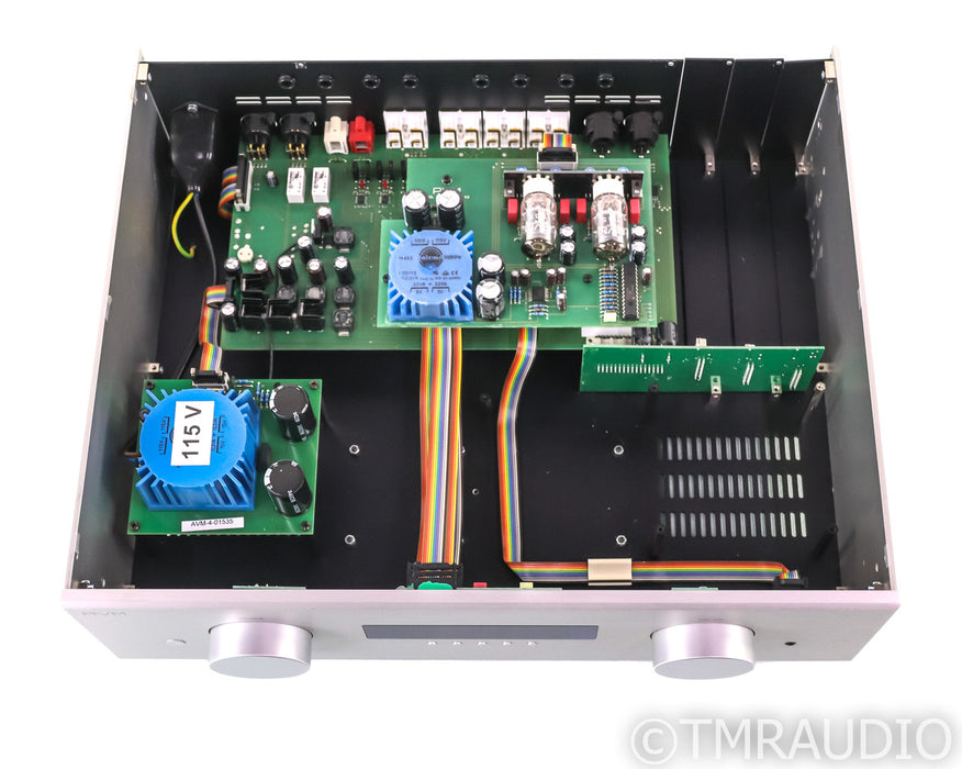 AVM Evolution PA 5.2 Stereo Tube Preamplifier; PA5.2; Remote; Silver
