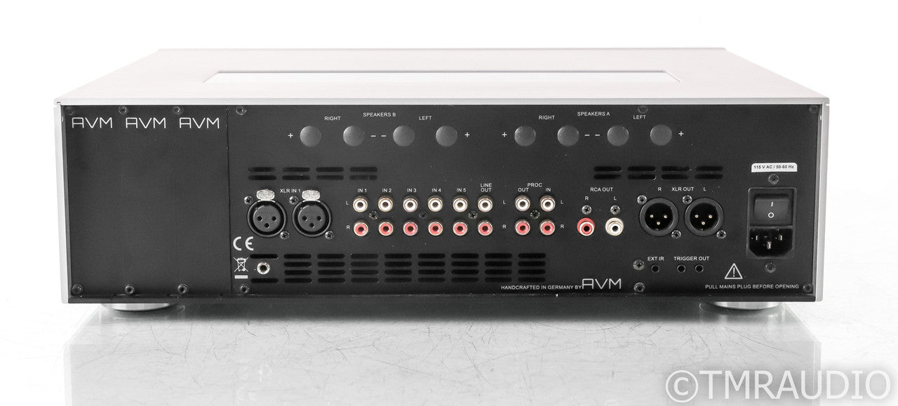AVM Evolution PA 5.2 Stereo Tube Preamplifier; PA5.2; Remote; Silver