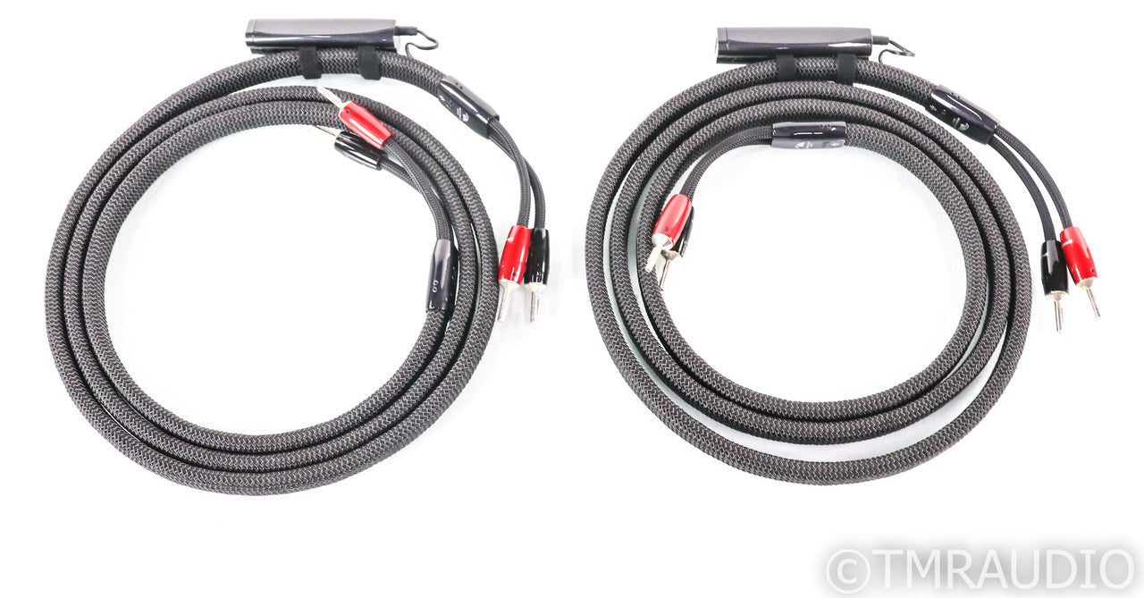 AudioQuest Robin Hood Silver Zero Speaker Cables; 8ft Pair; 72v DBS