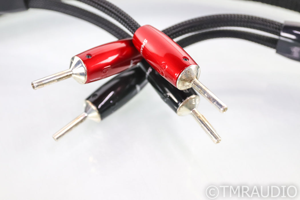 AudioQuest Robin Hood Silver Zero Speaker Cables; 8ft Pair; 72v DBS