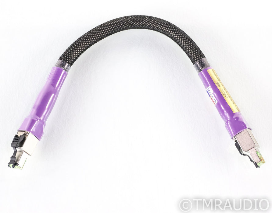 Revelation Audio Labs Prophecy CryoSilver Cat 8+ Ethernet Cable; 0.3m; Digital