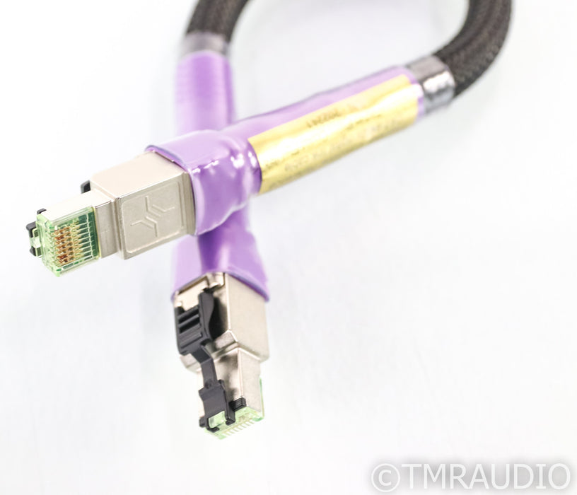 Revelation Audio Labs Prophecy CryoSilver Cat 8+ Ethernet Cable; 0.3m; Digital