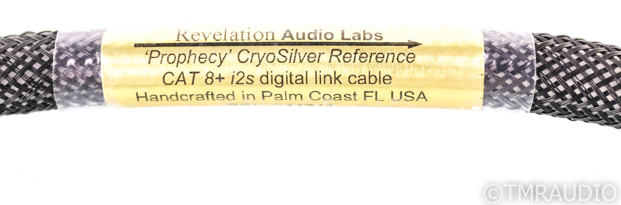 Revelation Audio Labs Prophecy CryoSilver Cat 8+ Ethernet / i2s Cable; 1.7m; Digital