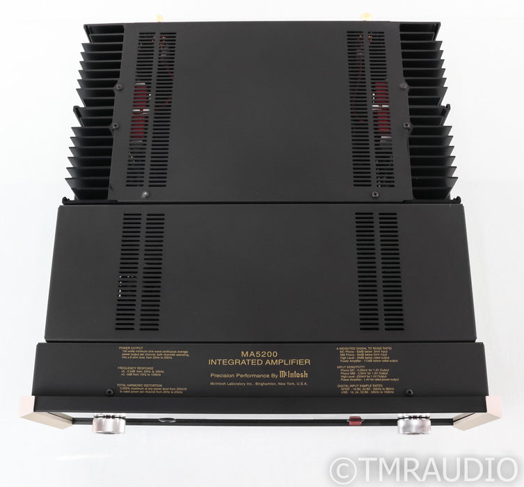 McIntosh MA5200 Stereo Integrated Amplifier; MA-5200; Remote; DAC; USB