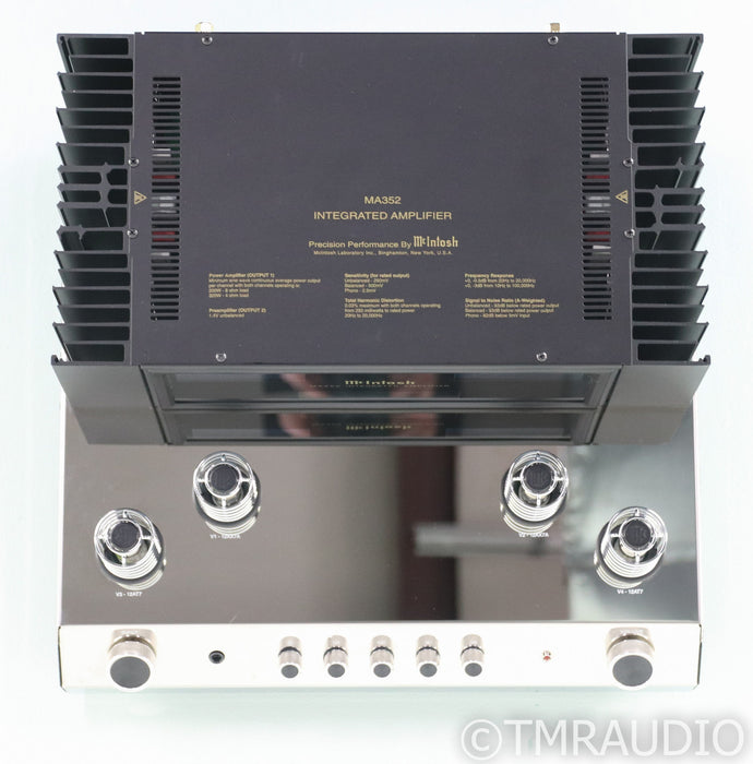 McIntosh MA352 Stereo Tube Hybrid Integrated Amplifier; MA-352; MM Phono; Remote