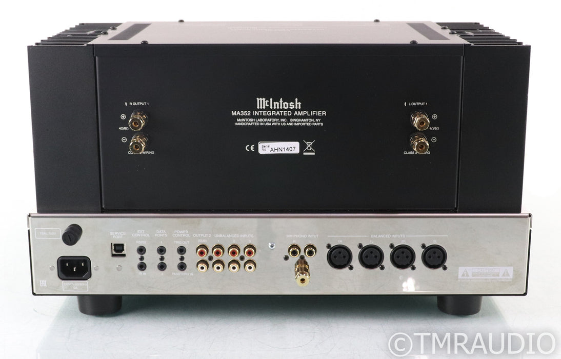 McIntosh MA352 Stereo Tube Hybrid Integrated Amplifier; MA-352; MM Phono; Remote