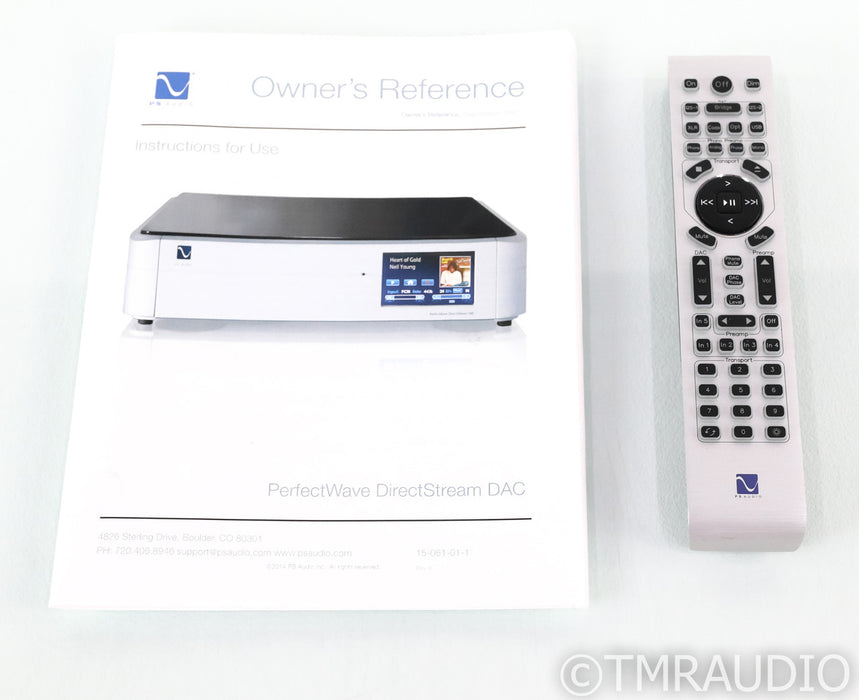 PS Audio PerfectWave DirectStream DAC; D/A Converter; Roon Ready; Remote (Used)