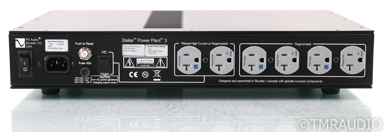 PS Audio Stellar Power Plant 3 AC Power Line Conditioner; Regenerator (Used)