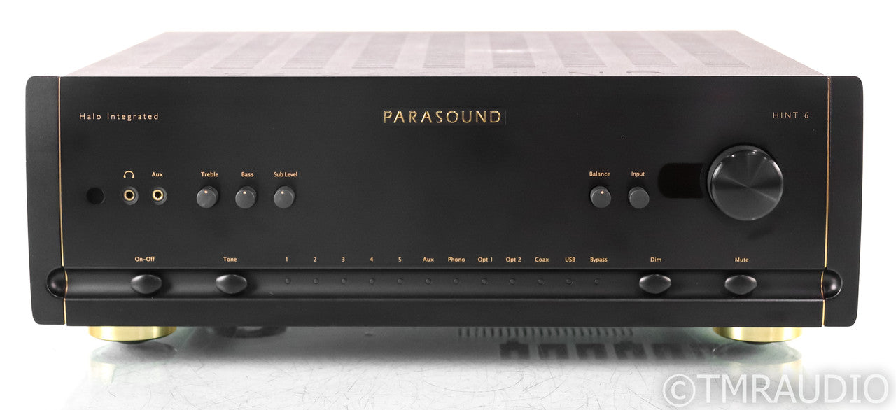 Parasound Halo HINT 6 Stereo Integrated Amplifier; Remote; MM / MC Phono
