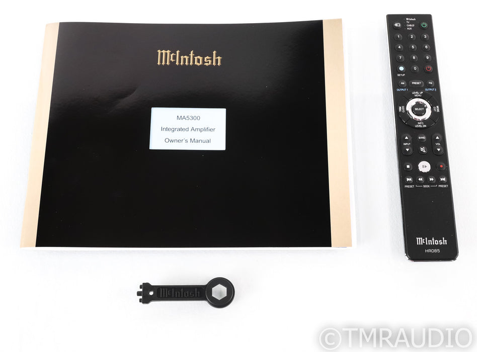 McIntosh MA5300 Stereo Integrated Amplifier; MA-5300; USB; Remote
