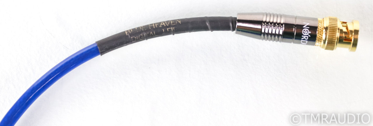 Nordost Blue Heaven BNC Digital Coaxial Cable; Single 1m Digital Interconnect