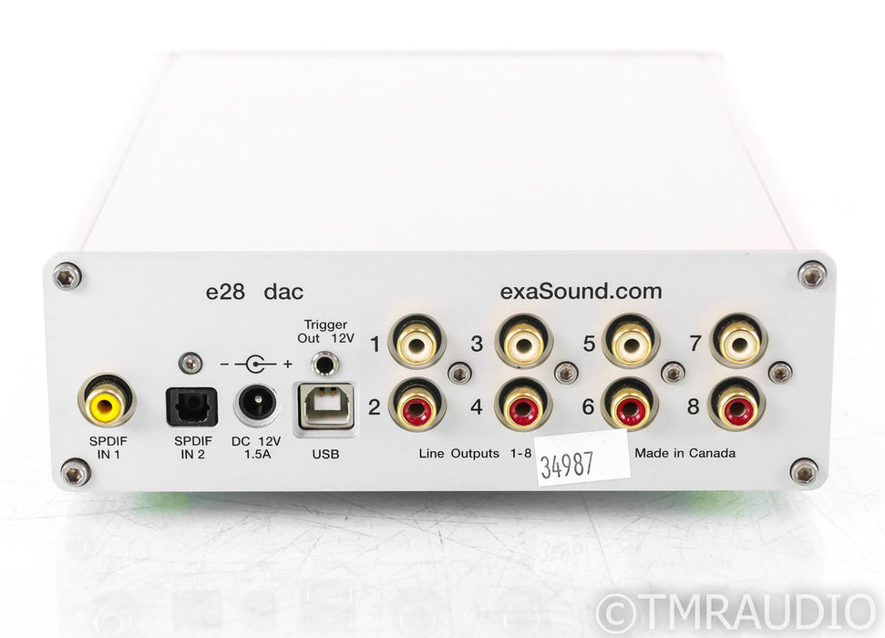 exaSound E28 Mk II DAC; E-28; D/A Converter; USB; Silver (No Remote)