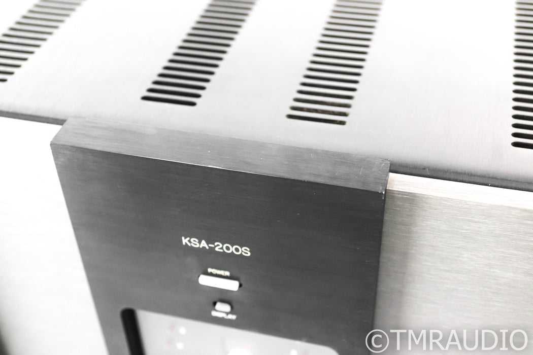 Krell KSA-200S Stereo Power Amplifier; KSA200S; Black (No remote)