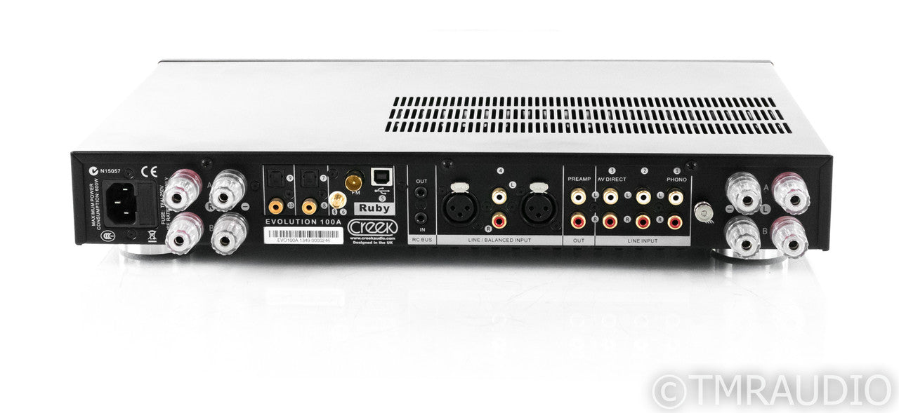 Creek Audio Evolution 100A Stereo Integrated Amplifier; Ruby DAC Upgrade