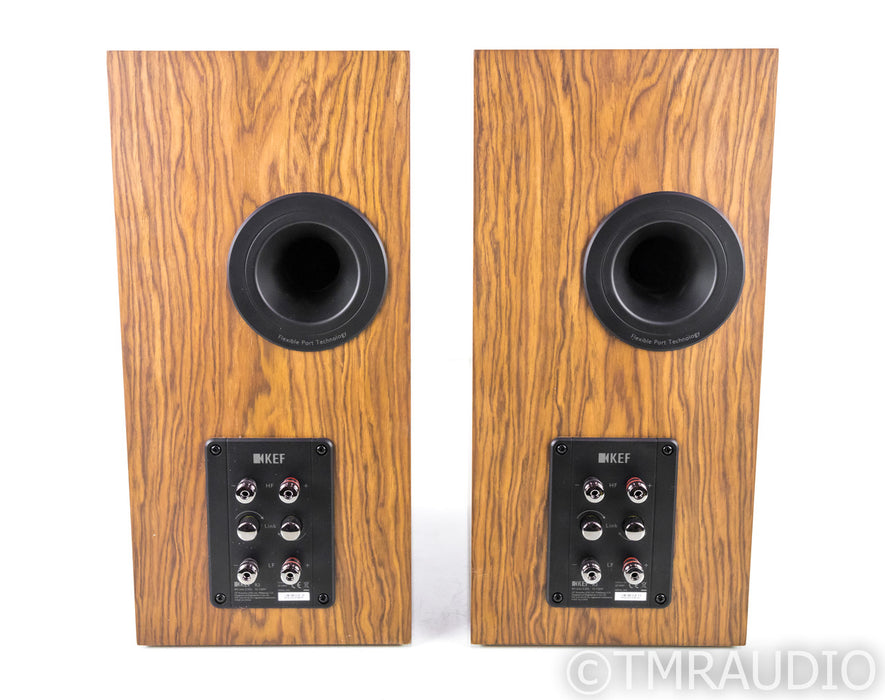 KEF R3 Bookshelf Speakers; Walnut Pair; R-3