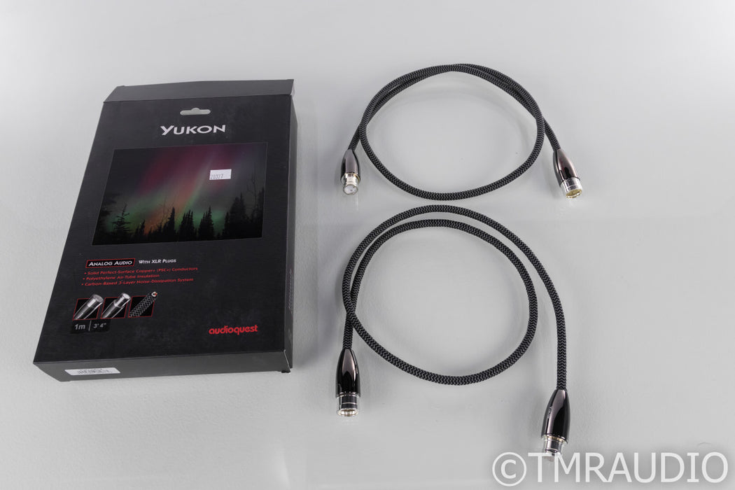 AudioQuest Yukon XLR Cables; 1m Pair Balanced Interconnects