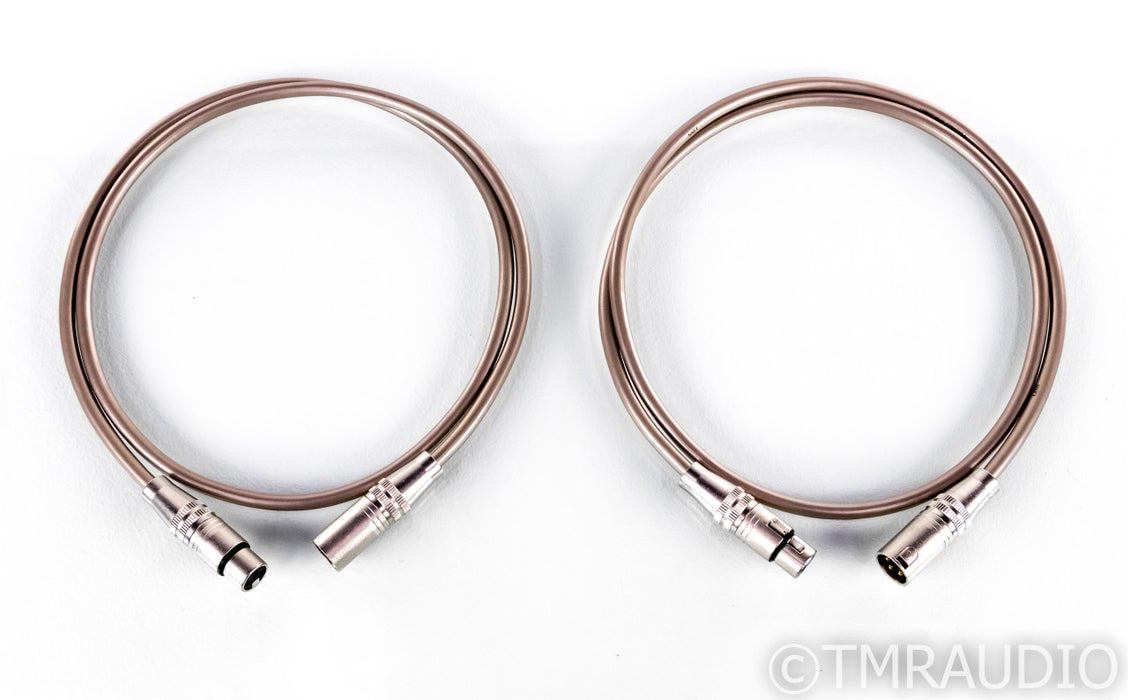 Linn Balanced Silver XLR Cables; 1.2m Pair Interconnects