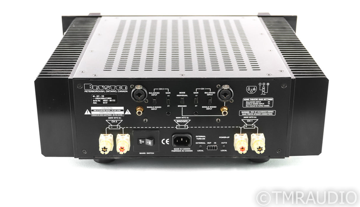 Bryston 4B SST Stereo Power Amplifier; 4BSST; 19"; Black