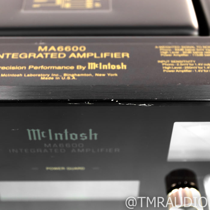 McIntosh MA6600 Stereo Integrated Amplifier; MA-6600; Remote (1/0)