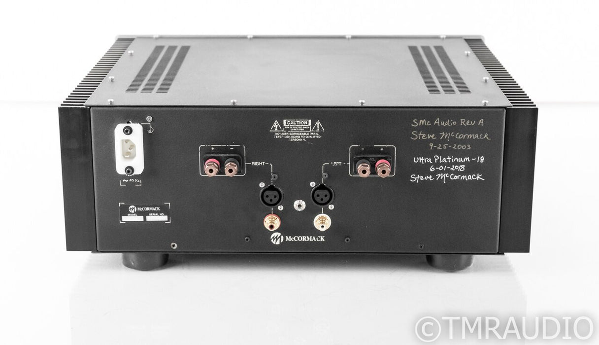 McCormack DNA-225 Stereo Power Amplifier; DNA225; Upgraded by Steve McCormack