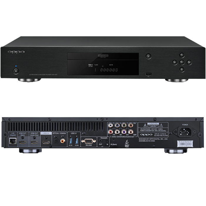Oppo UDP-203 Universal 4K UHD Blu-Ray Player; UDP203 (New)