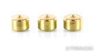 Mapleshade Heavyfoot Low 1.5" Brass Isolation Feet; Set of 3; Unthreaded