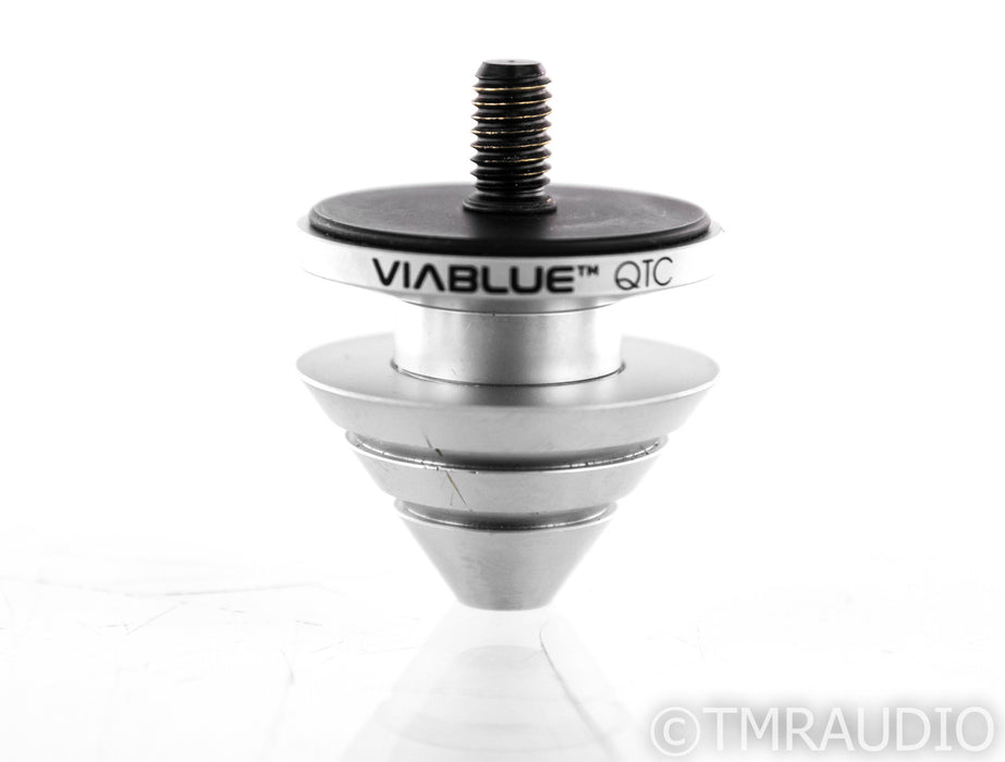 ViaBlue QTC Speaker / Component Spikes; Silver Set of 4 (Missing Spike Tips)