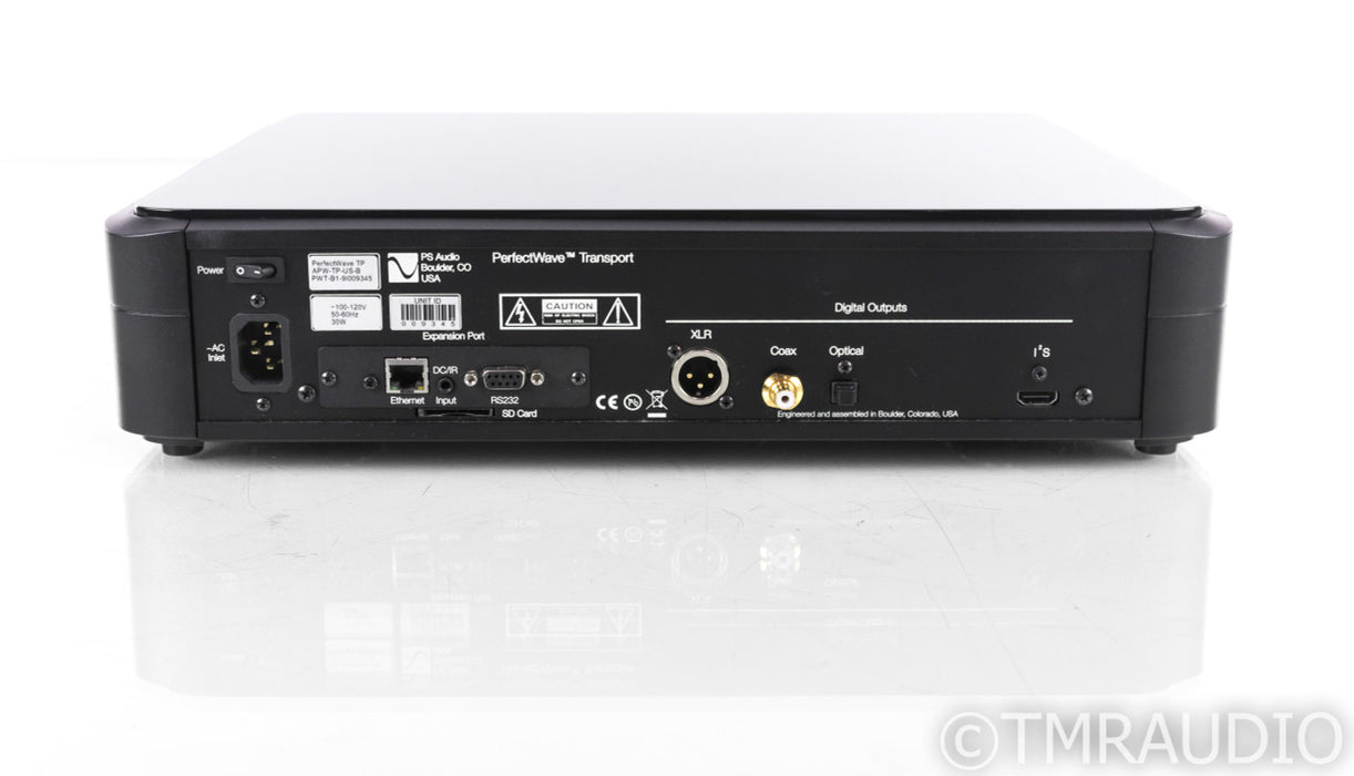 PS Audio PerfectWave CD Transport; PWT; Black (No Remote)