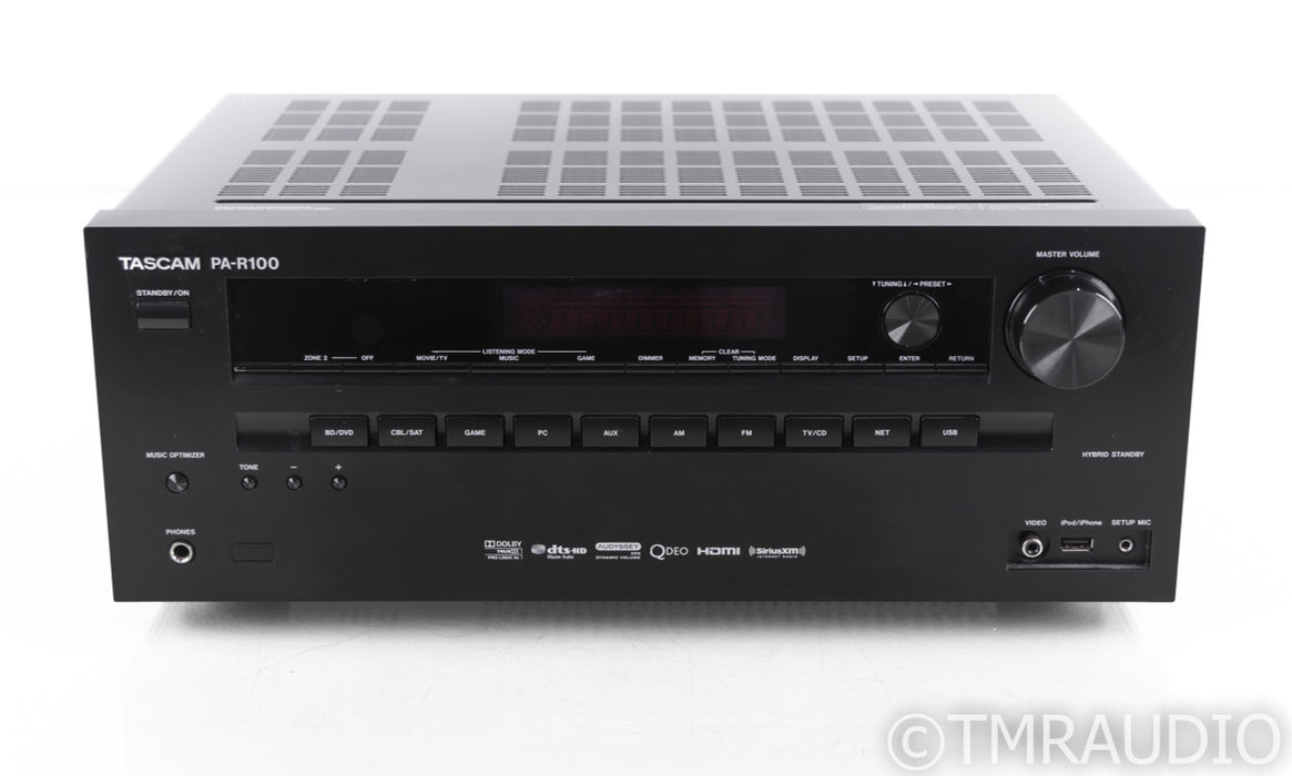 Tascam PA-R100 5.1 Channel Home Theater Receiver; PAR100; Remote