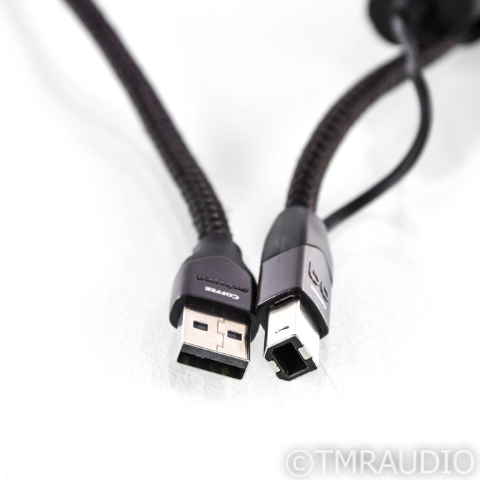 AudioQuest Coffee USB Cable; 0.75m Digital Interconnect; 72v DBS
