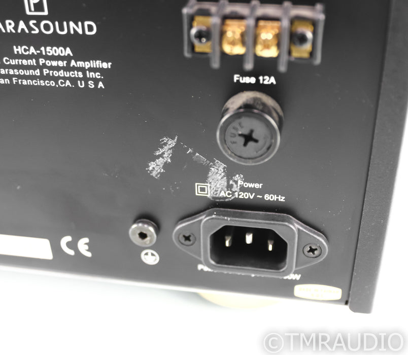 Parasound HCA-1500A Stereo Power Amplifier; HCA1500A