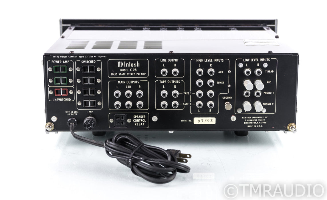 McIntosh C-28 Vintage Stereo Preamplifier; C28; MM Phono
