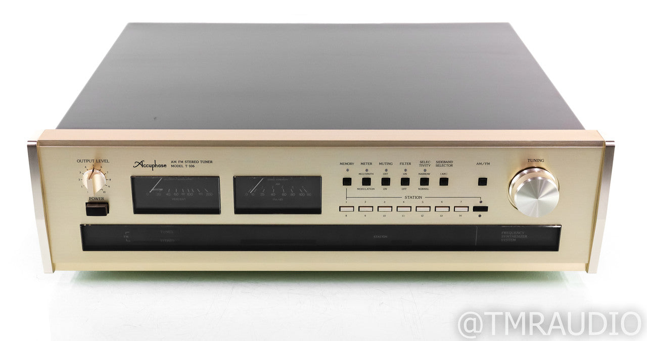 Accuphase T-106 Vintage AM / FM Tuner; T106; Kensonic (New Bulbs)