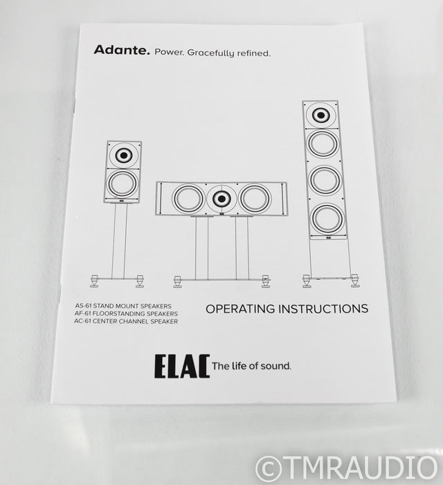 ELAC Adante AS-61 Bookshelf Speakers