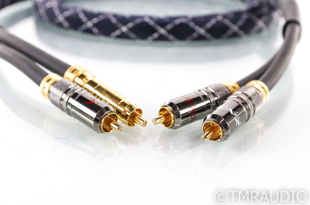 Zaolla Silverline RCA Cables; 7ft Pair Interconnects (One missing shield)