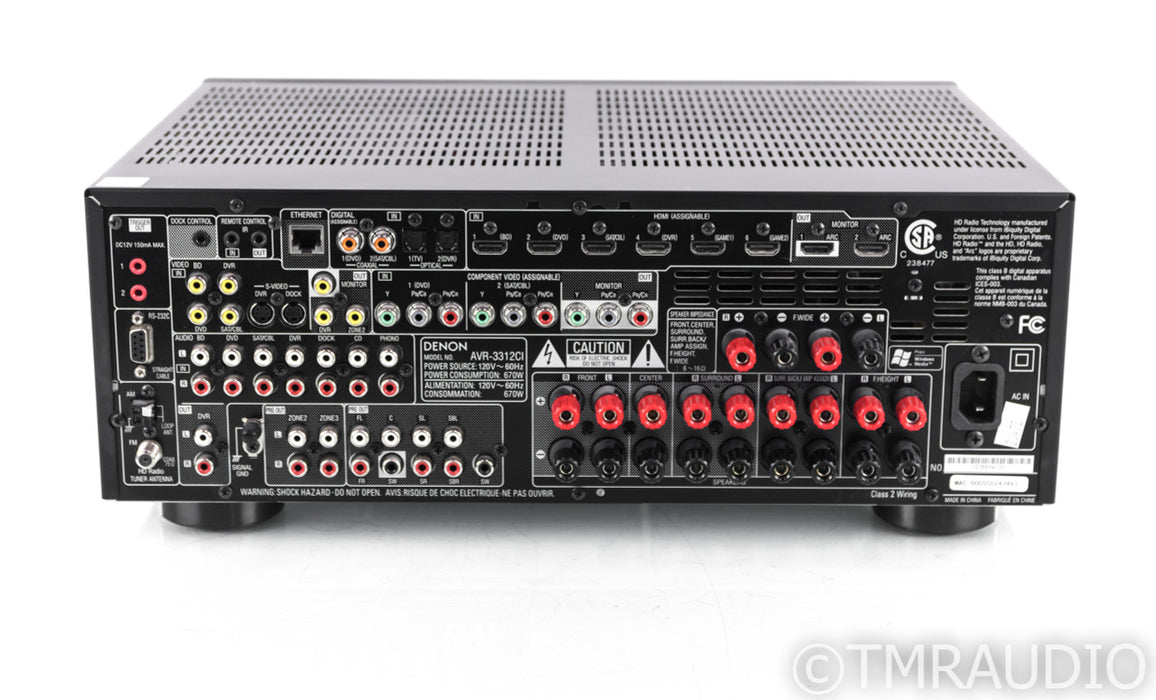 Denon AVR-3312CI 7.2 Channel Home Theater Receiver