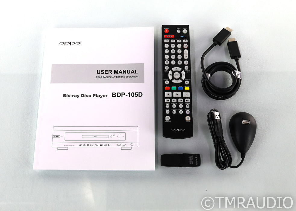 Oppo BDP-105D Universal Blu-Ray Player; BDP105D; Darbee Edition; Remote