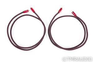 Audioquest Red River RCA Cables; 1m Pair Interconnects