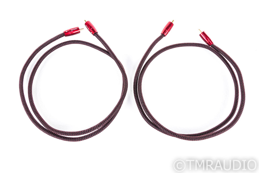 Audioquest Red River RCA Cables; 1m Pair Interconnects