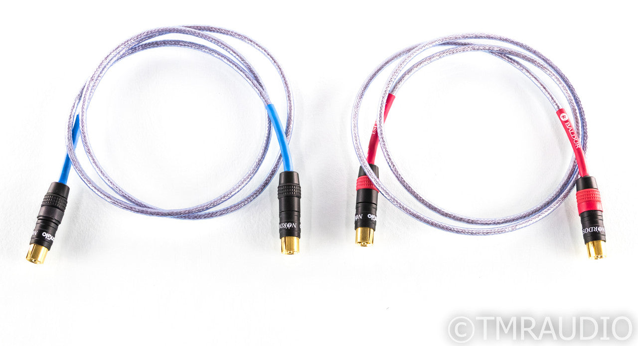 Nordost Baldur RCA Cables; 1m Pair Interconnects