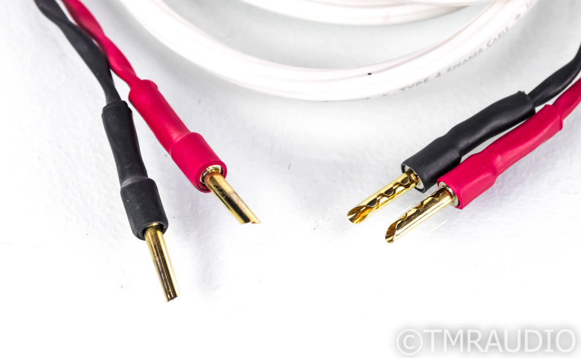 Audioquest Type 4 Speaker Cables; 10ft Pair