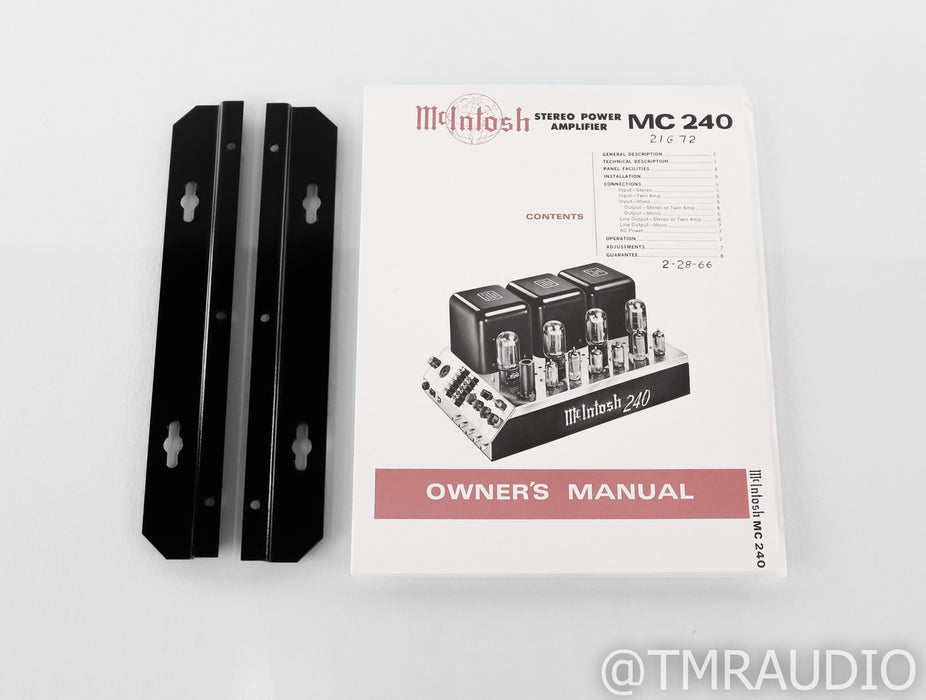 McIntosh MC240 Vintage Stereo Tube Power Amplifier
