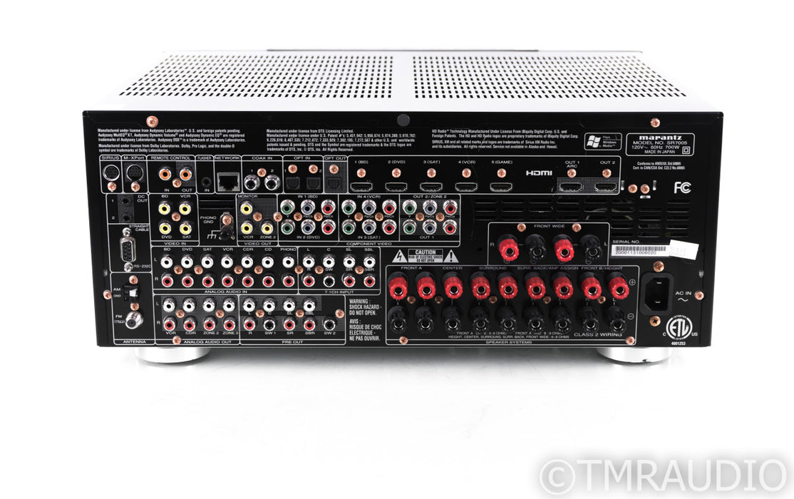 Marantz SR 7005 7.1 Channel Home Theater Receiver; SR7005; Airplay