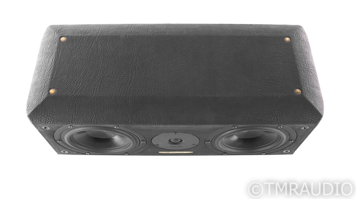 Sonus Faber Solo Center Channel Speaker; Black Leather