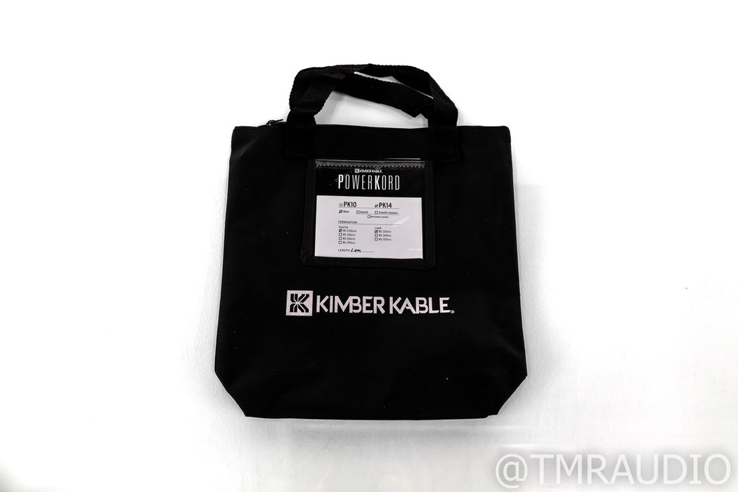 Kimber Kable PK14 Base Series Power Cable; 1m AC Cord