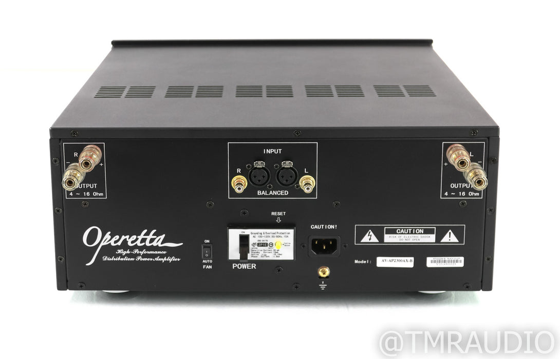 Jaton Operetta AV-AP2300AX Stereo Power Amplifier; AP-2300AX
