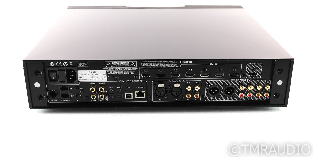 Classe Sigma SSP MkII 7.1 Channel Home Theater Processor; Upgraded; Remote