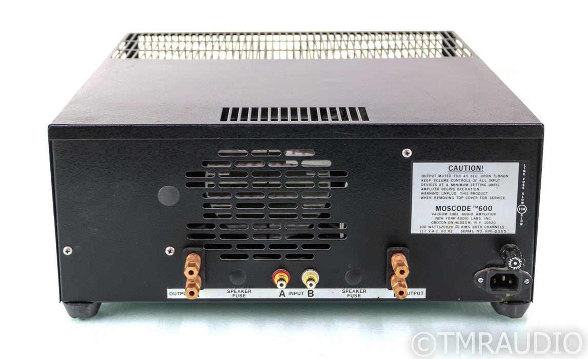 New York Audio Labs Moscode 600 Tube Hybrid Power Amplifier; NYAL; Modified