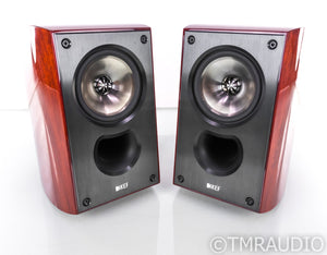 KEF XQ10 Bookshelf Speakers; Khaya Mahogany Pair